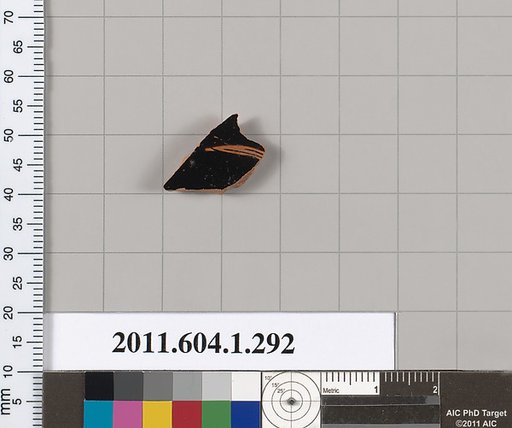 Terracotta fragment of a kylix (drinking cup)