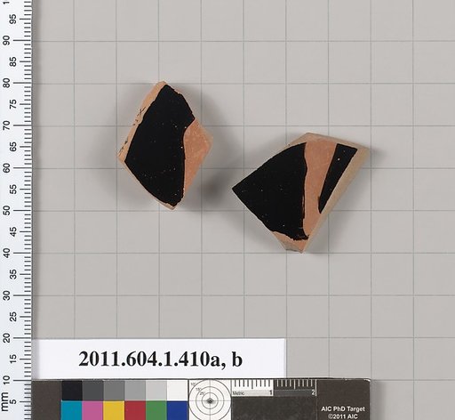 Terracotta fragment of a kylix (drinking cup)