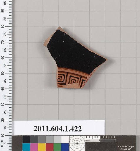 Terracotta fragment of a kylix (drinking cup)