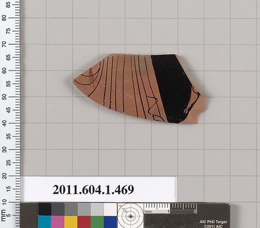 Terracotta fragment of a kylix (drinking cup)