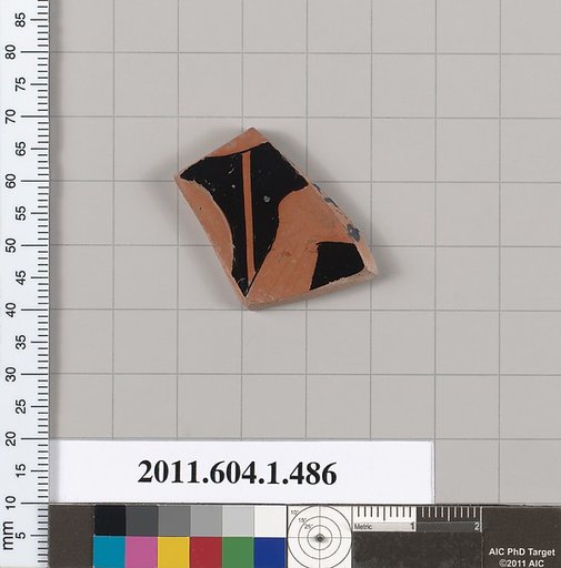 Terracotta fragment of a kylix (drinking cup)