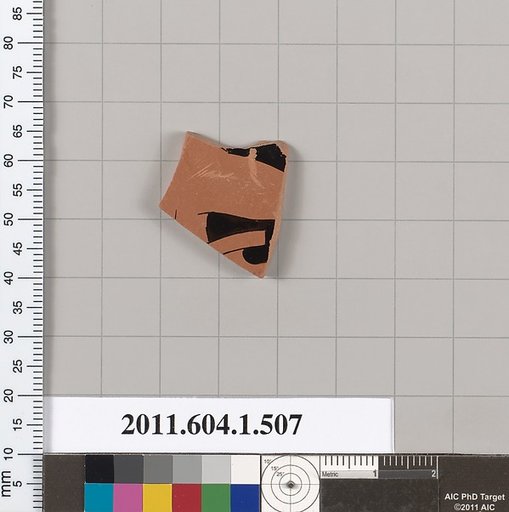 Terracotta fragment of a kylix (drinking cup)