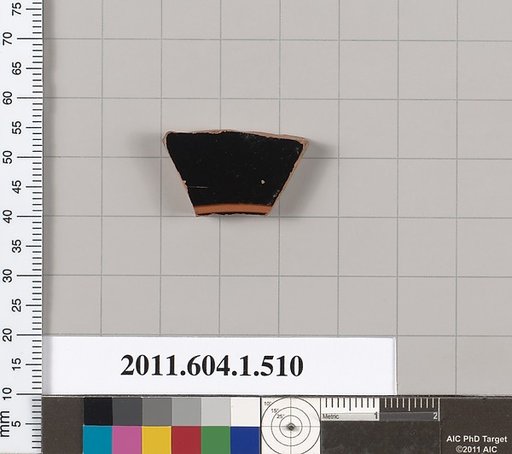 Terracotta fragment of a kylix (drinking cup)