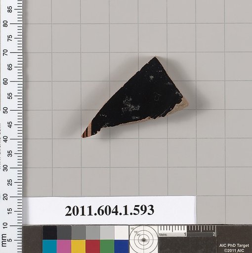 Terracotta fragment of a kylix (drinking cup)