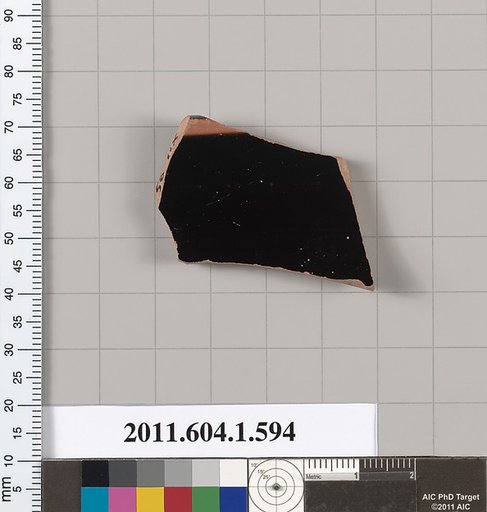 Terracotta fragment of a kylix (drinking cup)