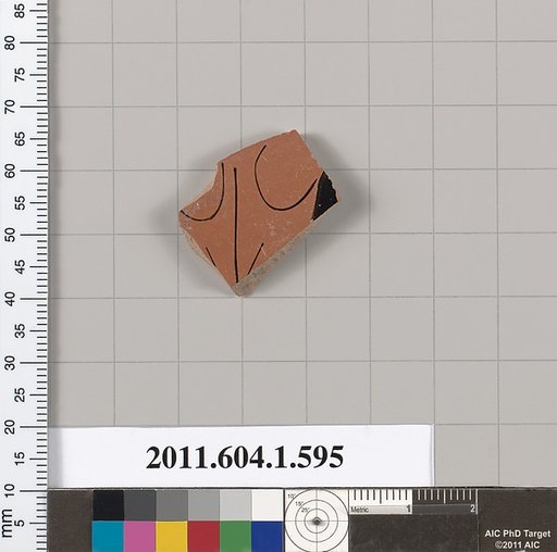 Terracotta fragment of a kylix (drinking cup)