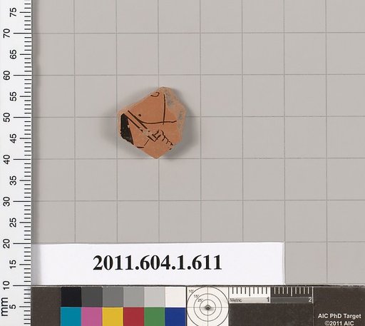 Terracotta fragment of a kylix (drinking cup)