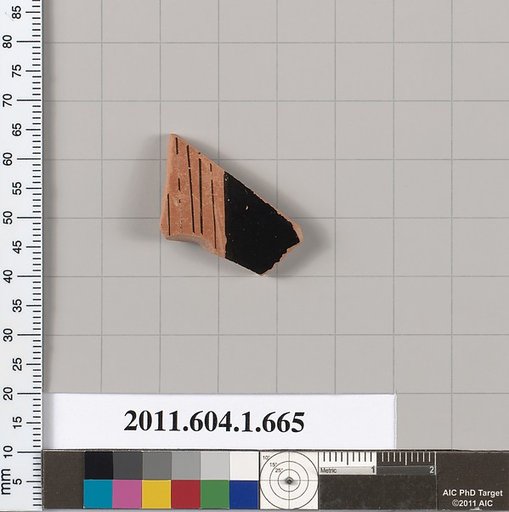 Terracotta fragment of a kylix (drinking cup)