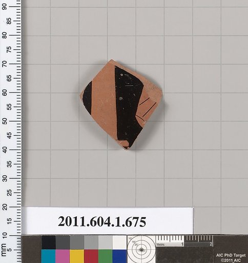 Terracotta fragment of a kylix (drinking cup)