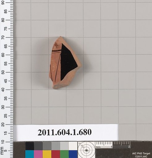 Terracotta fragment of a kylix (drinking cup)