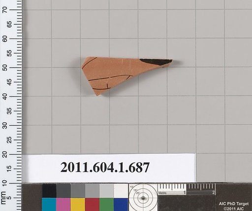 Terracotta fragment of a kylix (drinking cup)