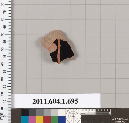 Terracotta fragment of a kylix (drinking cup)