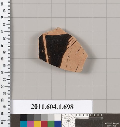 Terracotta fragment of a kylix (drinking cup)