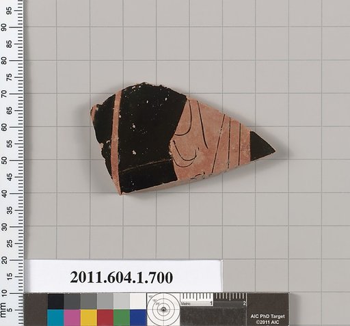 Terracotta fragment of a kylix (drinking cup)