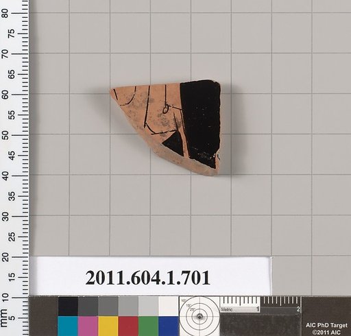 Terracotta fragment of a kylix (drinking cup)