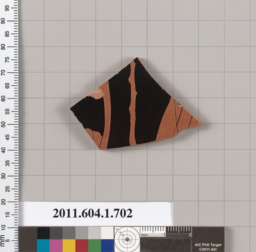 Terracotta fragment of a kylix (drinking cup)
