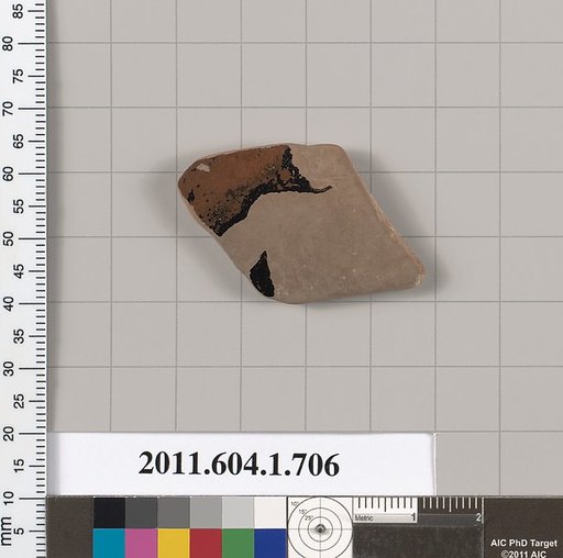 Terracotta fragment of a kylix (drinking cup)