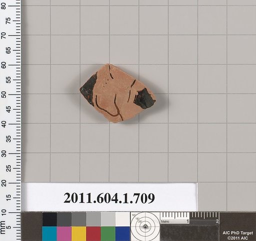 Terracotta fragment of a kylix (drinking cup)