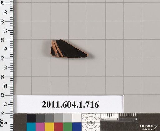 Terracotta fragment of a kylix (drinking cup)