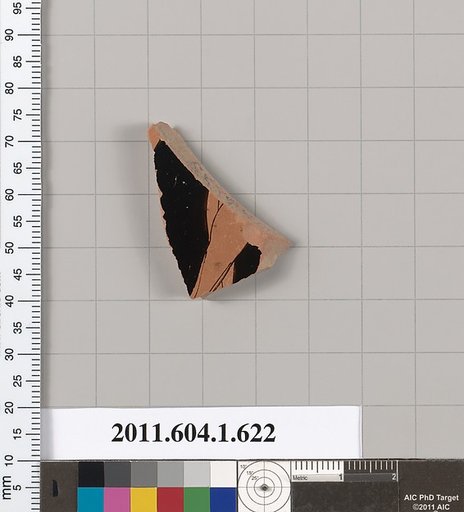 Terracotta fragment of a kylix (drinking cup)