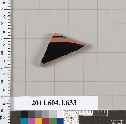 Terracotta fragment of a kylix (drinking cup)