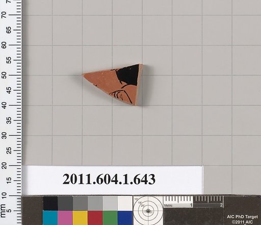 Terracotta fragment of a kylix (drinking cup)