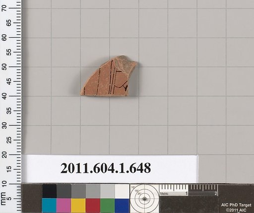 Terracotta fragment of a kylix (drinking cup)
