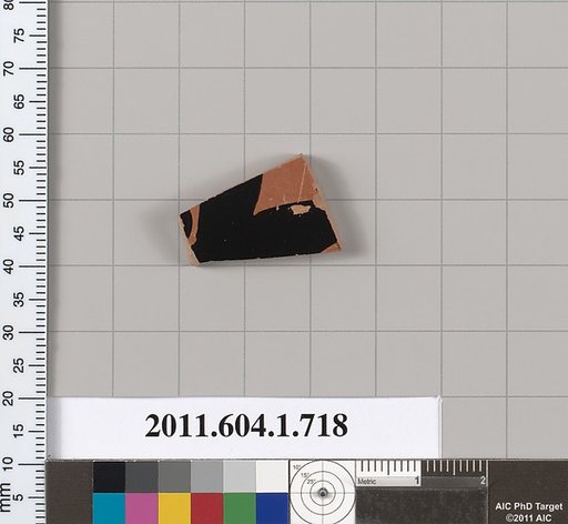 Terracotta fragment of a kylix (drinking cup)