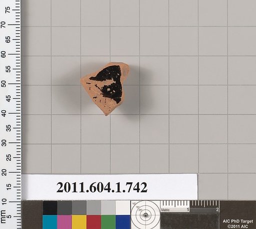 Terracotta fragment of a kylix (drinking cup)