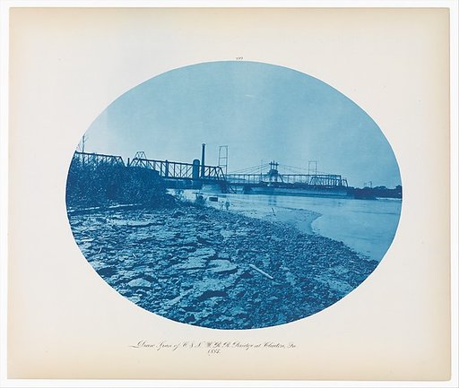 No. 199. Draw Span of Chicago & North Western Rail Road Bridge at Clinton, Iowa