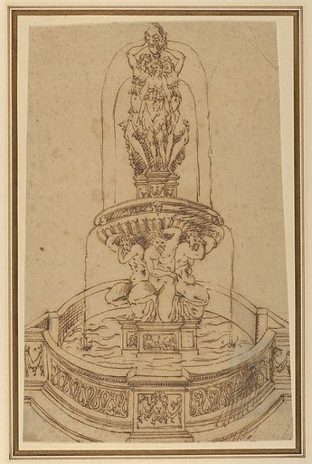 Design for a Fountain with the Three Graces