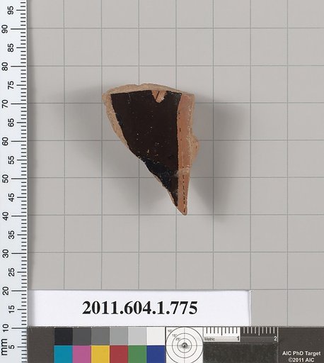 Terracotta fragment of a kylix (drinking cup)