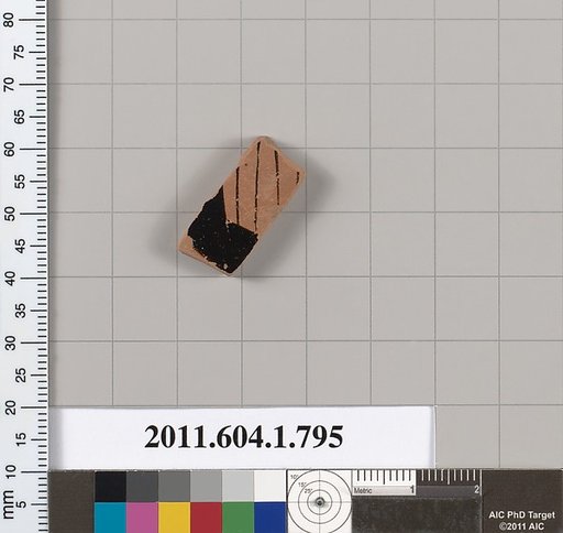 Terracotta fragment of a kylix (drinking cup)