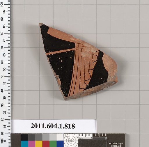 Terracotta fragment of a kylix (drinking cup)