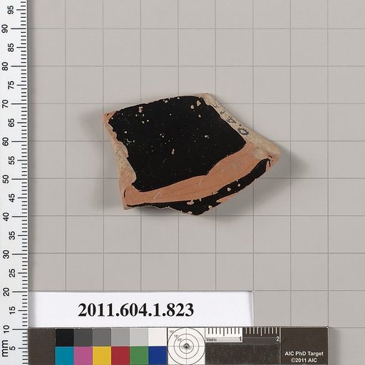 Terracotta fragment of a kylix (drinking cup)