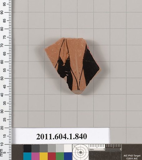 Terracotta fragment of a kylix (drinking cup)