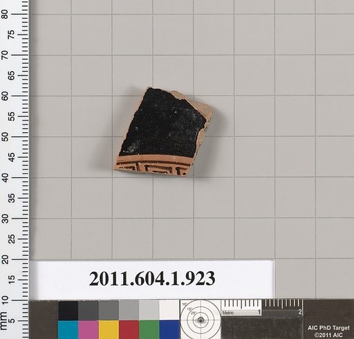 Terracotta fragment of a kylix (drinking cup)