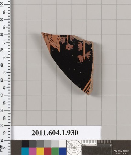 Terracotta fragment of a kylix (drinking cup)