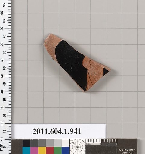 Terracotta fragment of a kylix (drinking cup)