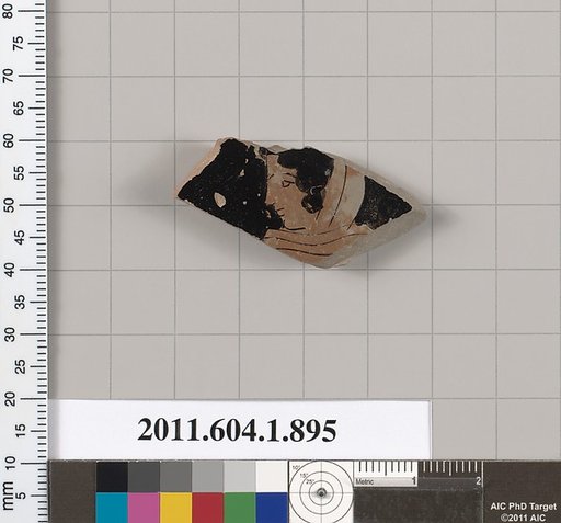 Terracotta fragment of a kylix (drinking cup)