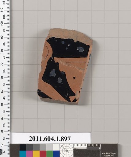 Terracotta fragment of a kylix (drinking cup)
