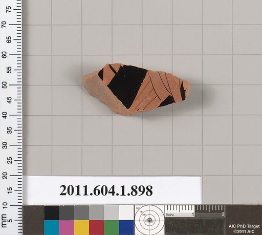 Terracotta fragment of a kylix (drinking cup)