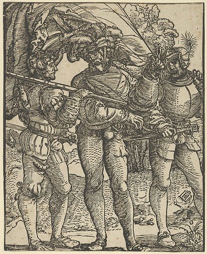 A Standard-Bearer Flanked by a Lansquenet at each side (copy)