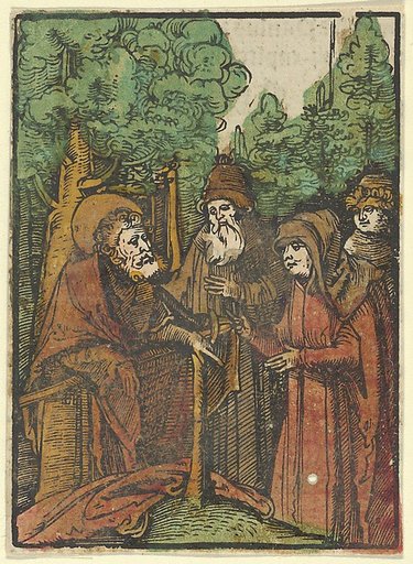 St. John the Baptist Preaching, from Das Plenarium