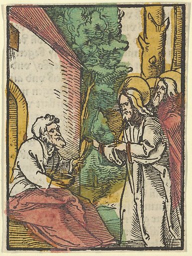 Christ Healing the Leper, from "Das Plenarium"