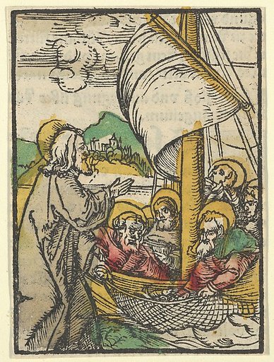 The Second Draught of Fishes by Saint Peter, from Das Plenarium