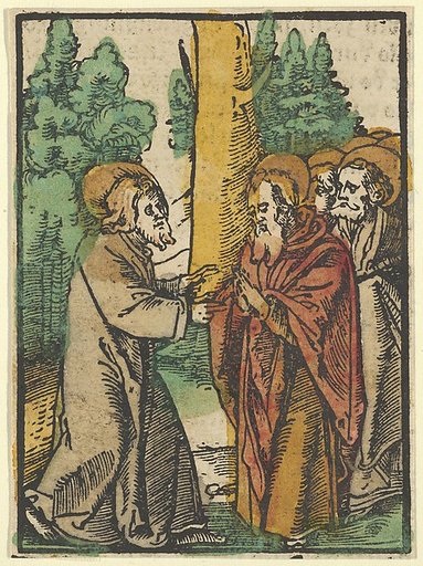 Christ Teaching the Disciples, 1, from Das Plenarium