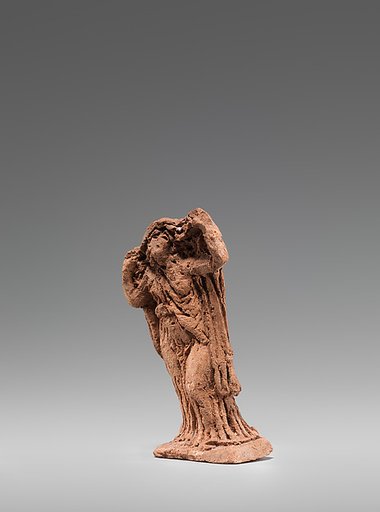 Figural study of a female in draped garments
