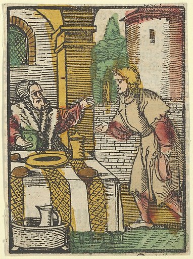 The Parable of the Banquet without Guests, from Das Plenarium