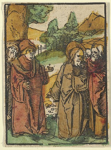Christ Warning the Disciples of False Prophets, from Das Plenarium